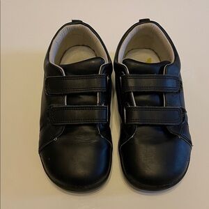 Ten Little Everyday Original All Black Sneakers Size 12.5 Adjustable straps.